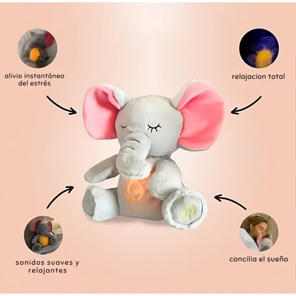 Peluche de Elefante con Respiracion Anti Ansiedad